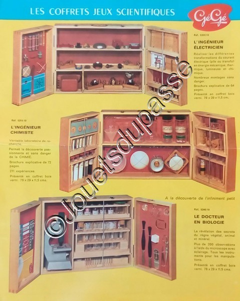 Catalogue Vintage Jeux Scientifiques Gégé – Document Collection Années 60-70