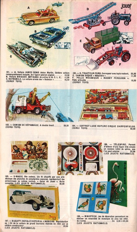 CATALOGUE:L'OISEAU DE PARADIS 1967/68