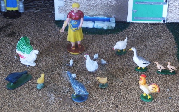 vintage ferme avec moulin starlux ou autre an 1960 / 70