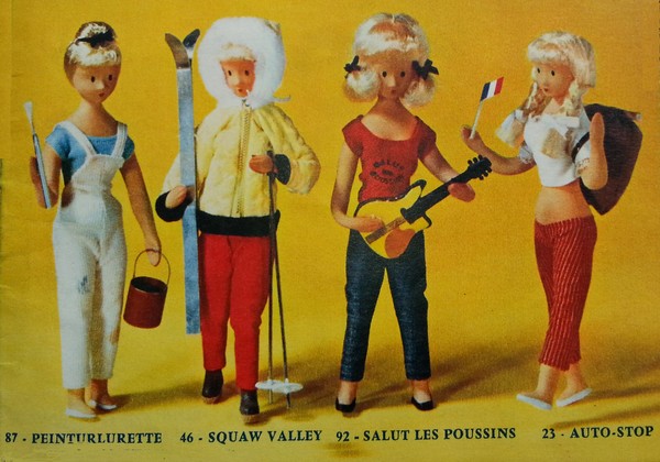 2 Catalogues Anciens Poupées Peynet - Années 50 - Bon état